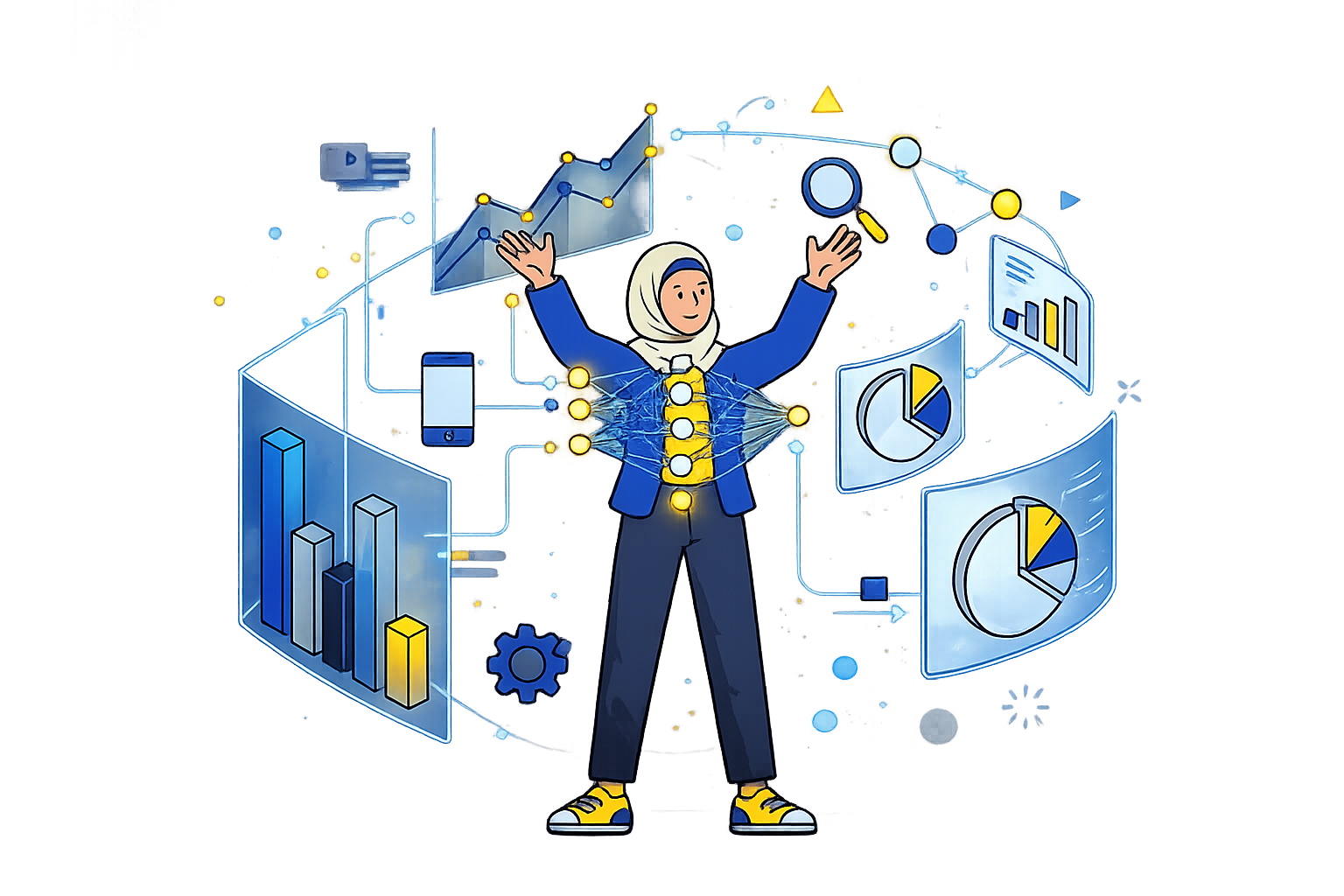 Ilustrasi layanan Data KONEKTA